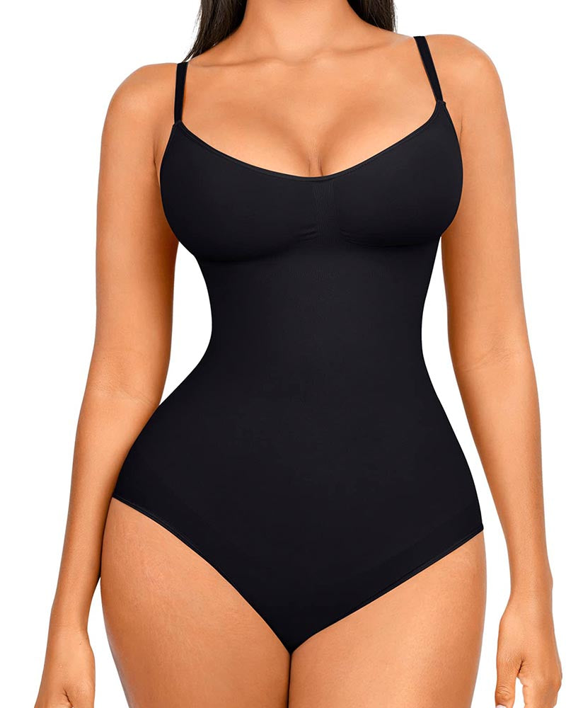 Body Modelador Completo com Controle de Cintura e Abdômen – Sem Costuras e Confortável