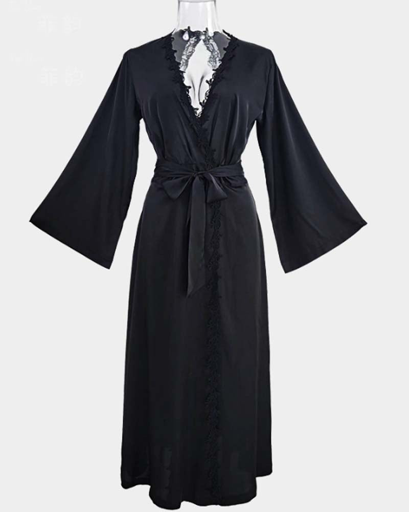 Robe em Cetim Puro Luxo e Poder