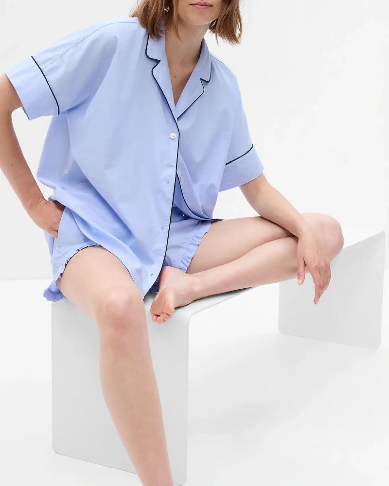 Pijama Delicadeza e Leveza - Conjunto Short e Blusa