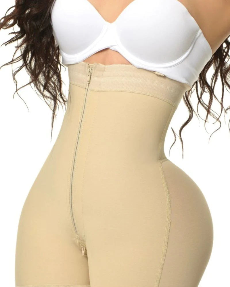 Cinta Colombiana Redutora com Controle Abdominal e Fecho Frontal