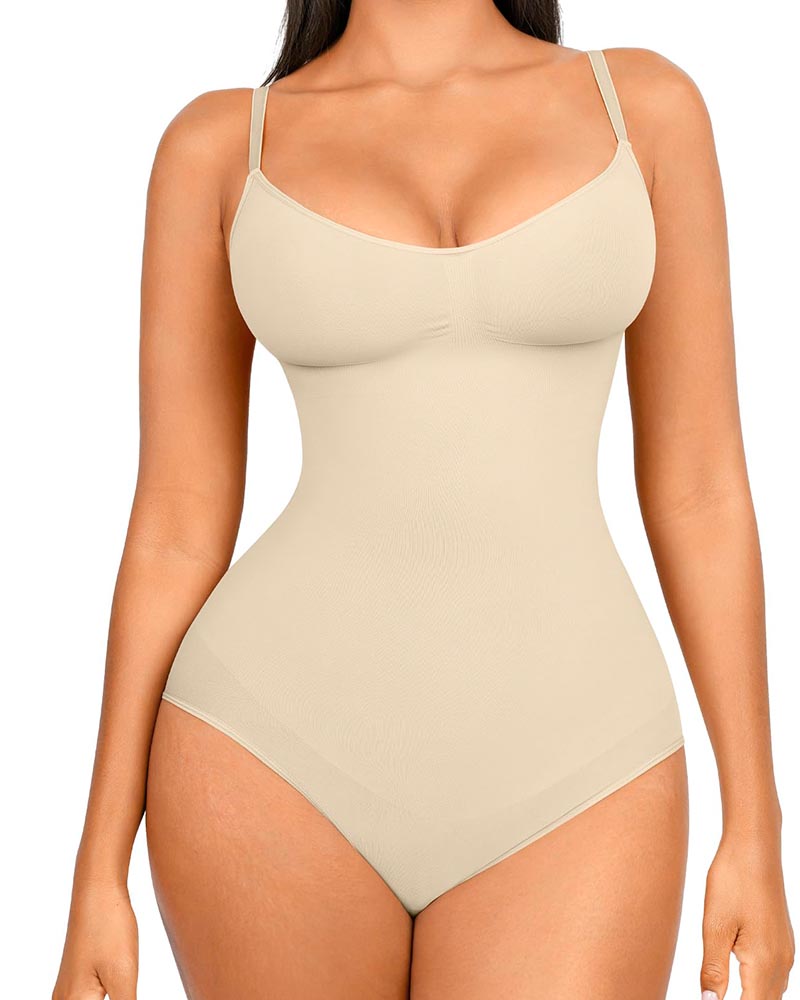 Body Modelador Completo com Controle de Cintura e Abdômen – Sem Costuras e Confortável