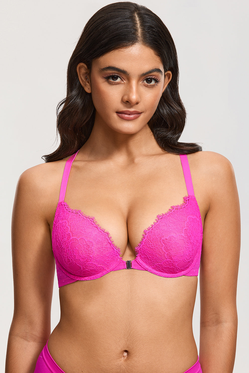 DIOSA GLAM™ Sutiã Racerback com Renda Delicada