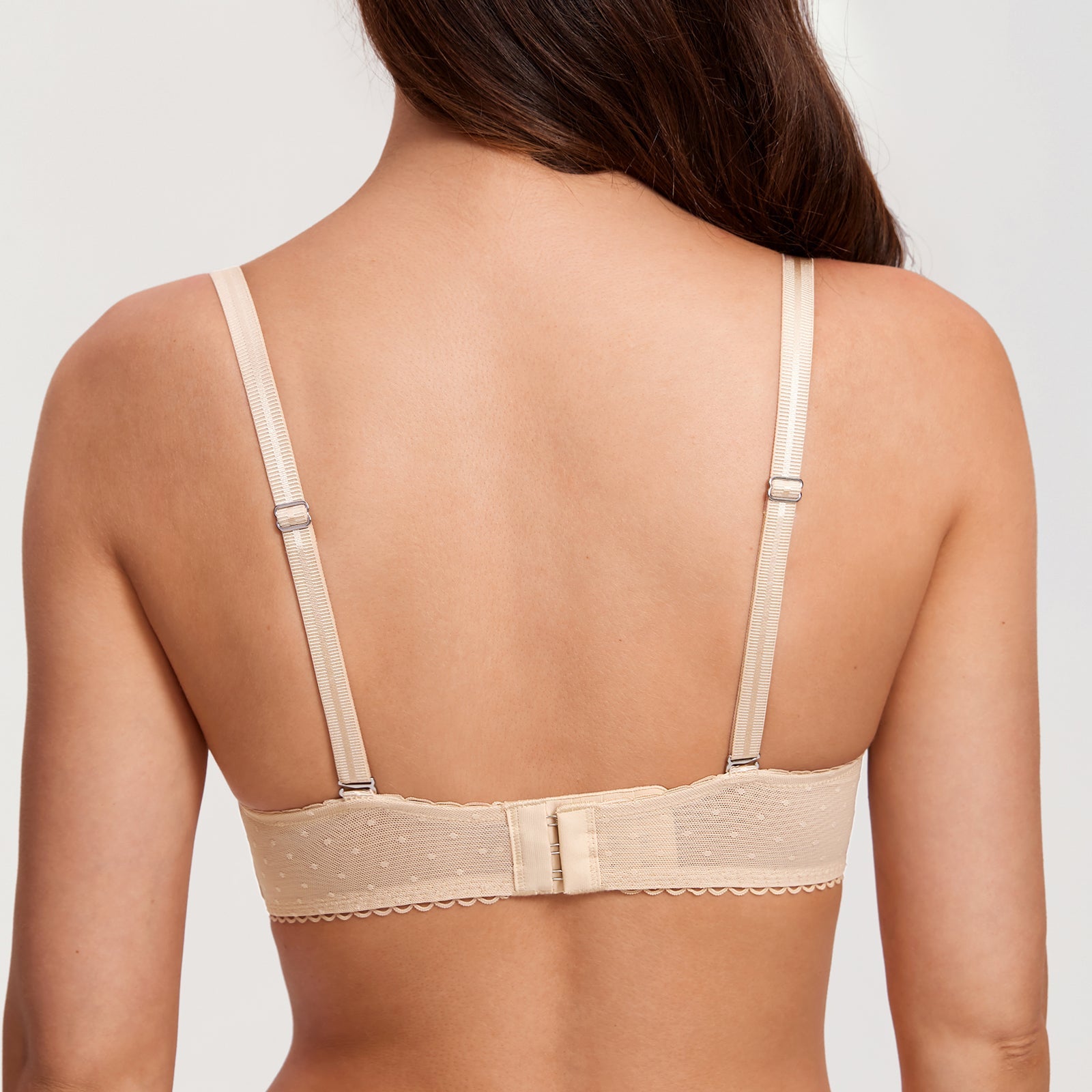 Diosa Glam™ Sutiã Push Up com Renda e Sem Aro