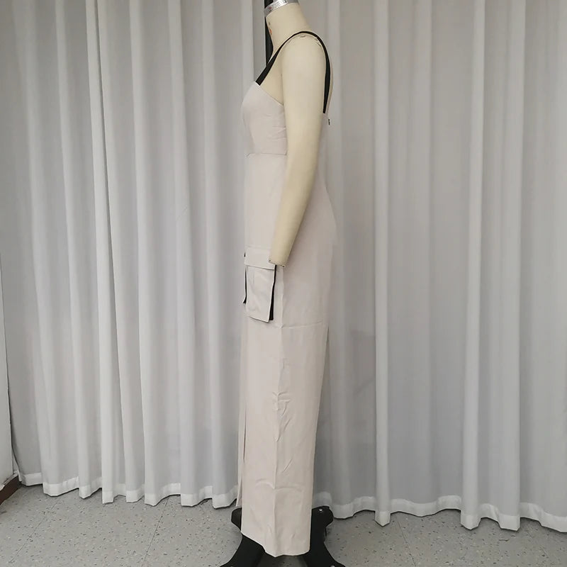 Macacão Halter com Costas Abertas – Sensualidade e Estilo Casual em um Só Look