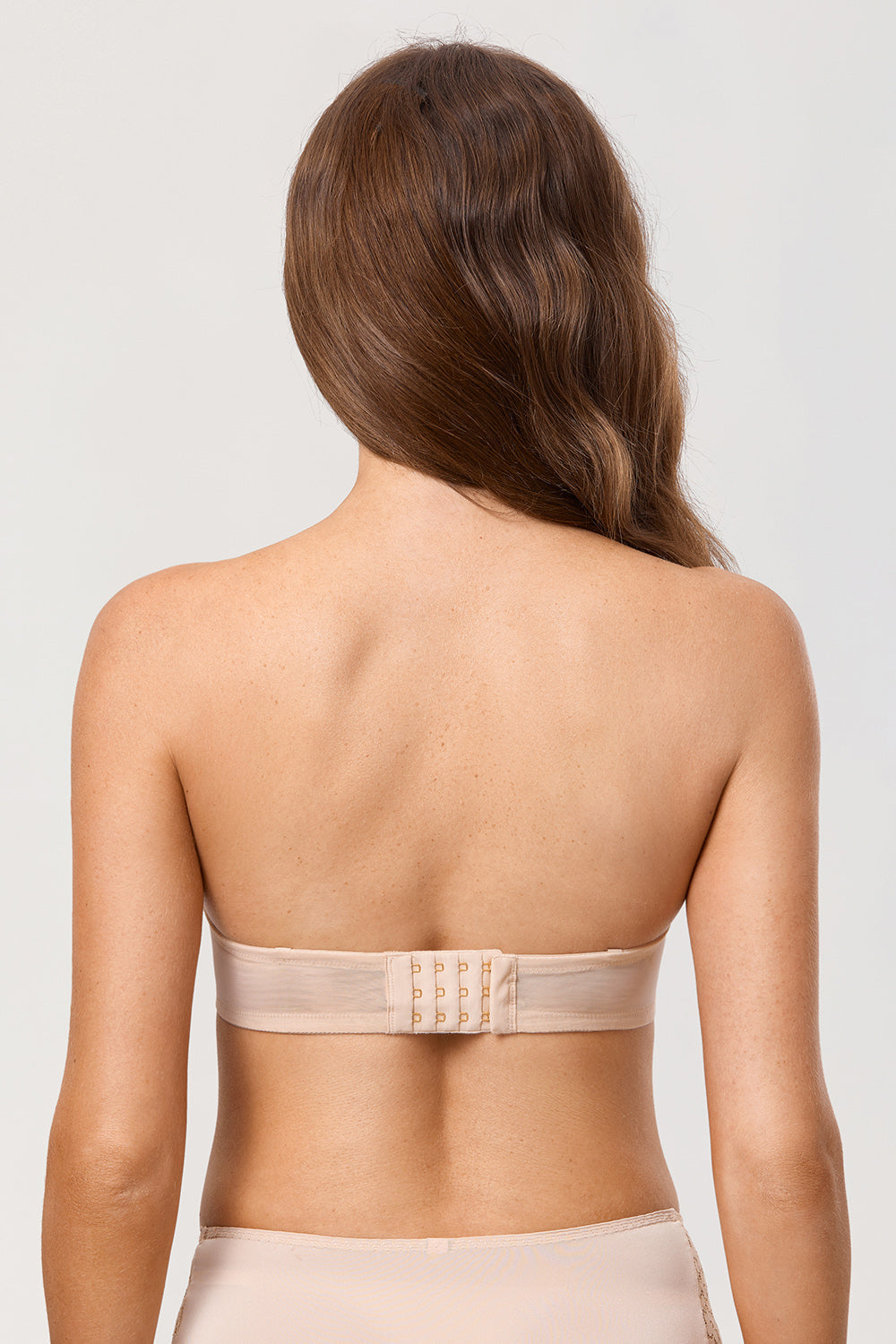 Diosa Glam™ Sutiã Push Up Sem Alças com Renda