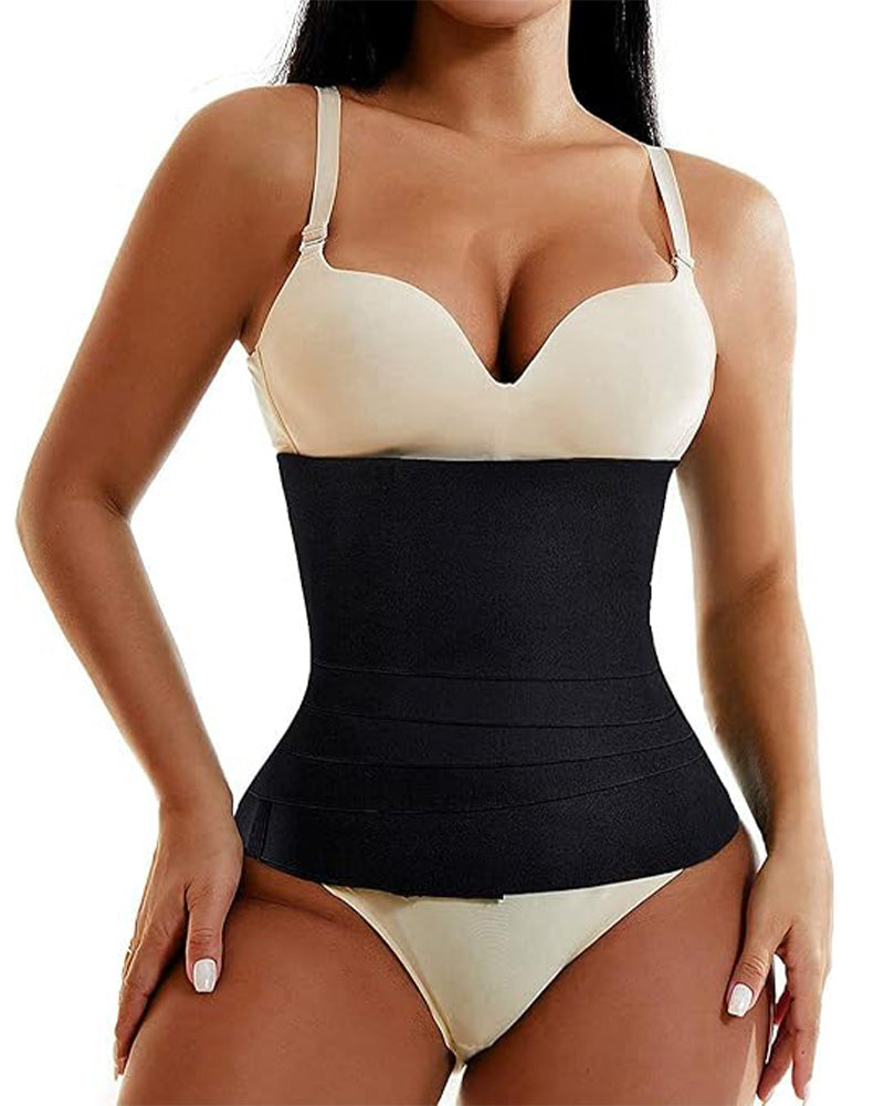 Cinta Sauna de Alta Compressão com Faixa Redutora e Corselet Integrado