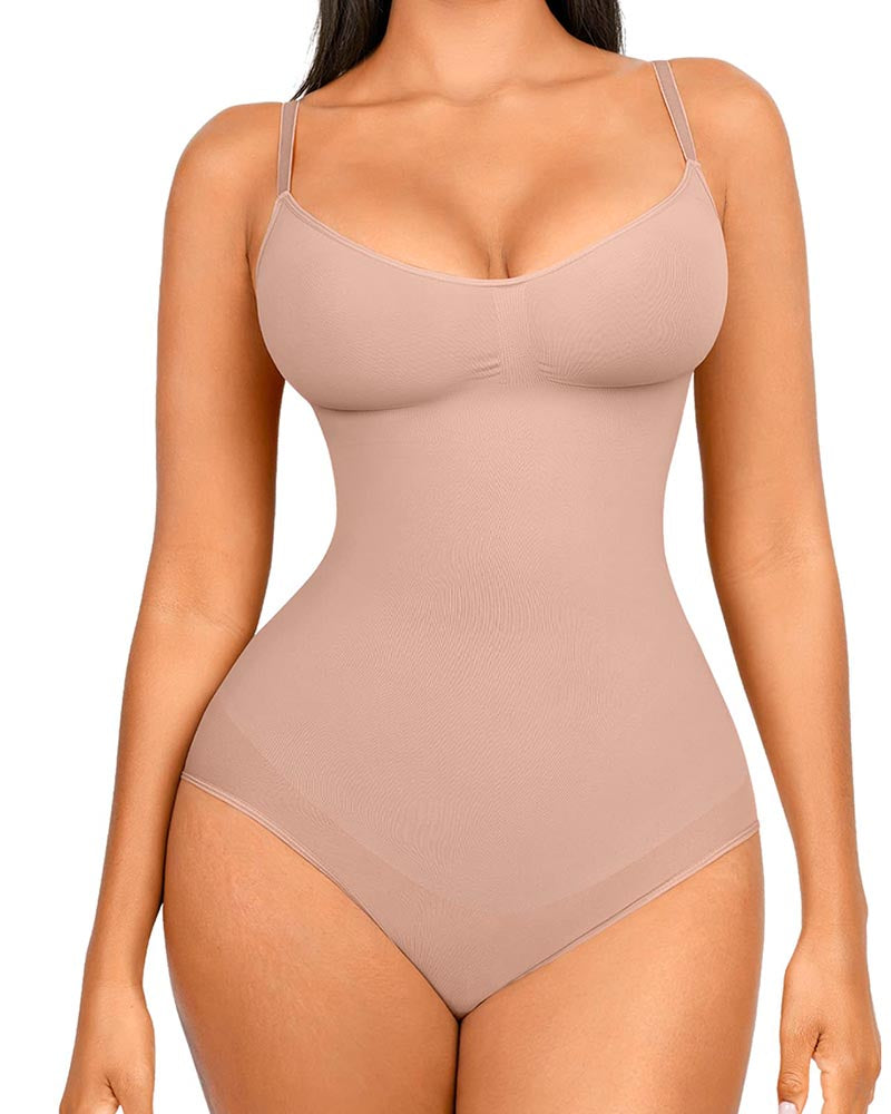 Body Modelador Completo com Controle de Cintura e Abdômen – Sem Costuras e Confortável