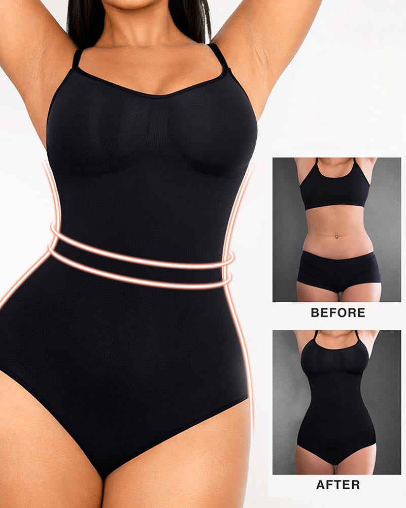 Body Modelador Completo com Controle de Cintura e Abdômen – Sem Costuras e Confortável