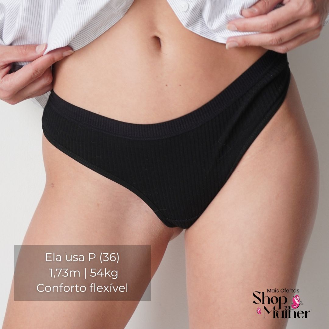 [PROMOÇÃO DE LANÇAMENTO: COMPRE 5 E LEVE 10] Calcinha CottonComfort® – FRETE GRÁTIS!