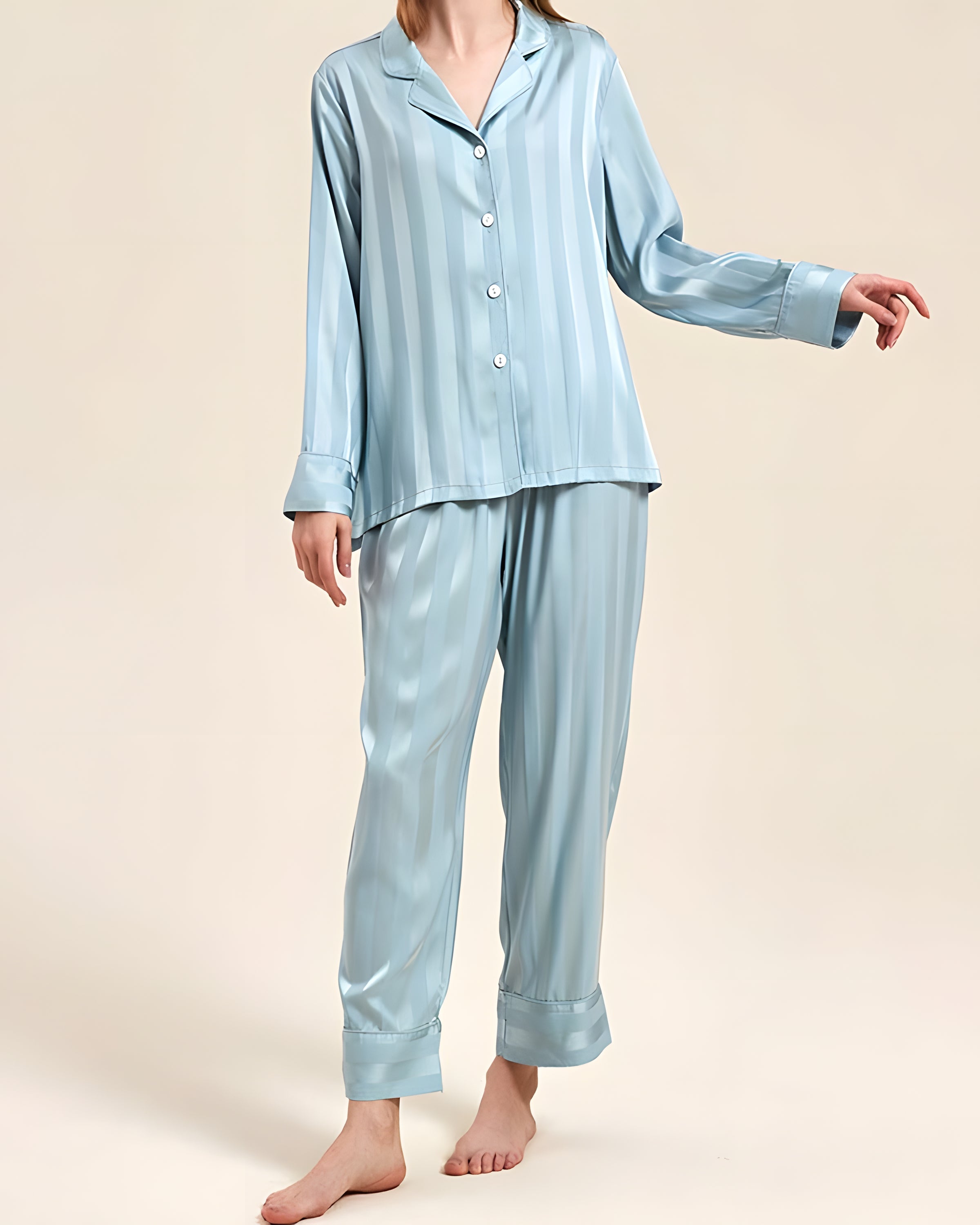 Listrado Deluxe - Conjunto Seda Jacquard Dupla