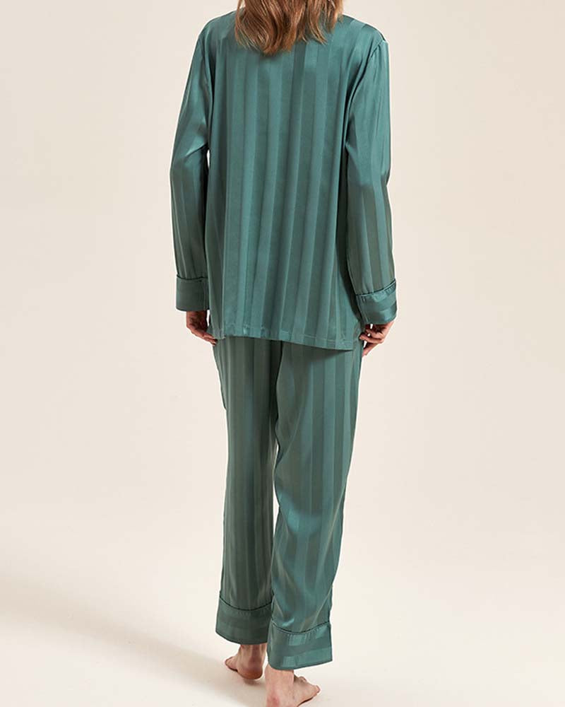 Listrado Deluxe - Conjunto Seda Jacquard Dupla