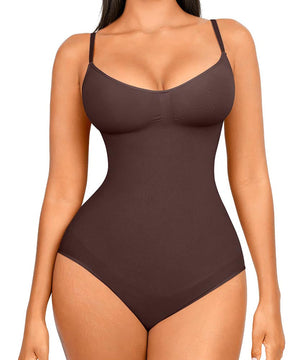 Body Modelador Completo com Controle de Cintura e Abdômen – Sem Costuras e Confortável