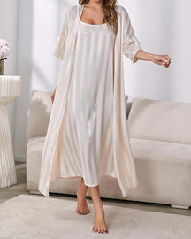 🌷 Camisola em Robe Longo - Toque de Conforto