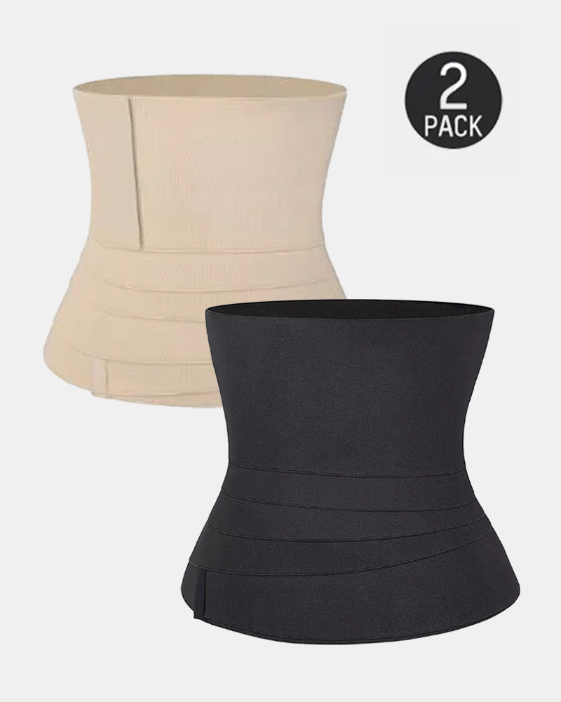 Cinta Sauna de Alta Compressão com Faixa Redutora e Corselet Integrado