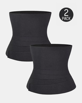 Cinta Sauna de Alta Compressão com Faixa Redutora e Corselet Integrado