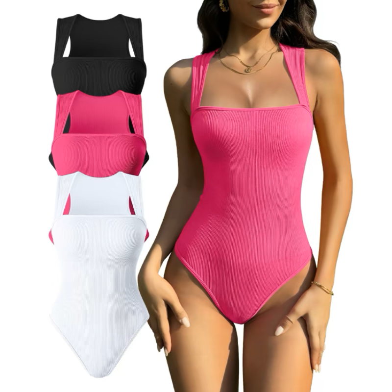 Body Sem Mangas com Controle Abdominal e Efeito Redutor
