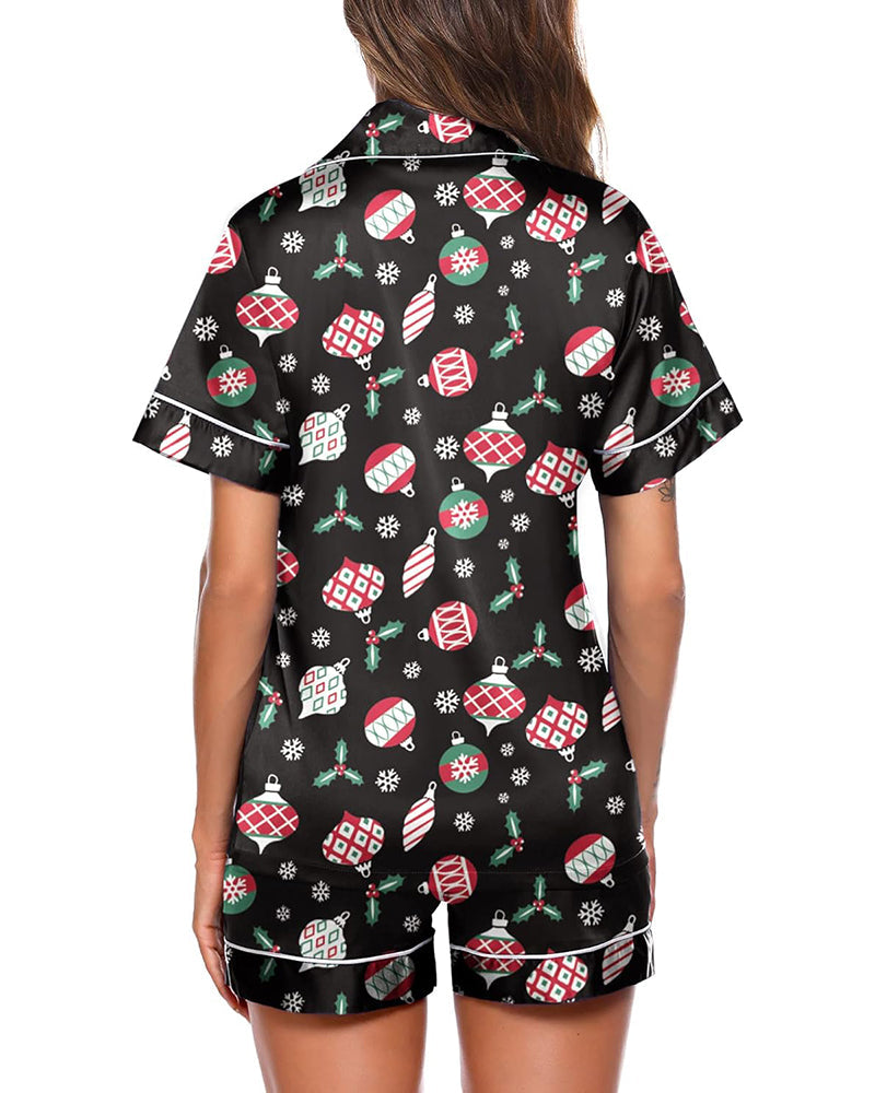 Diosa del Noite - Pijama Curto Estampado