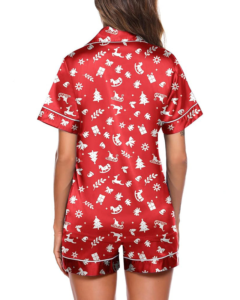 Diosa del Noite - Pijama Curto Estampado