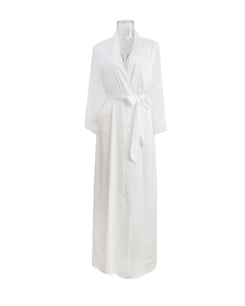 Conjunto de Pijama com Renda Bordada Sexy