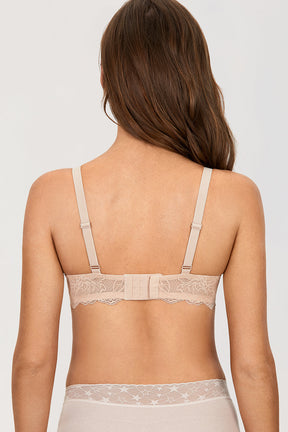 Diosa Glam™ Sutiã Push Up com Aros e Renda Sensual