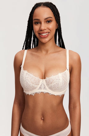 Diosa Glam™ Sutiã Balconet sem Aro com Renda Delicada