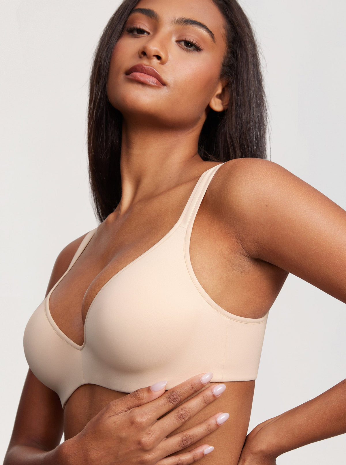 Diosa Glam™ Sutiã Push Up com Bojo Leve e Decote Profundo