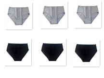 Kit 6 unid. | Calcinha Cintura Alta sem Costura 100% Algodão