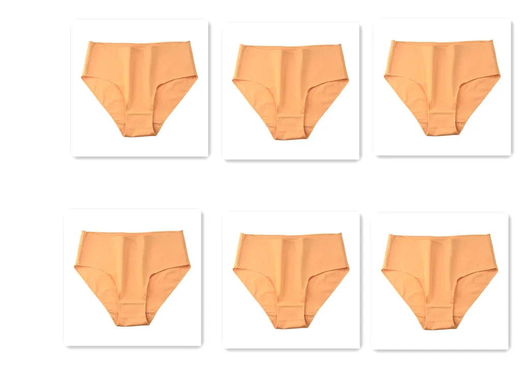 Calcinha Cintura Alta sem Costura 100% Algodão