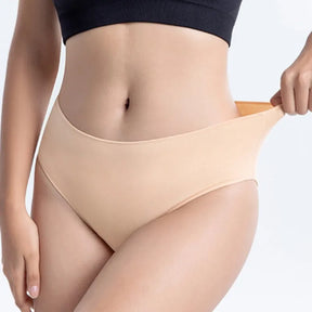 Kit 6 unid. | Calcinha Cintura Alta sem Costura 100% Algodão