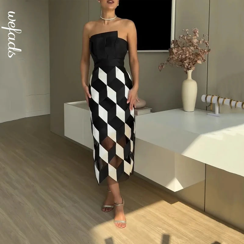 Vestido Midi Justo – Sensualidade e Sofisticação em um Só Design