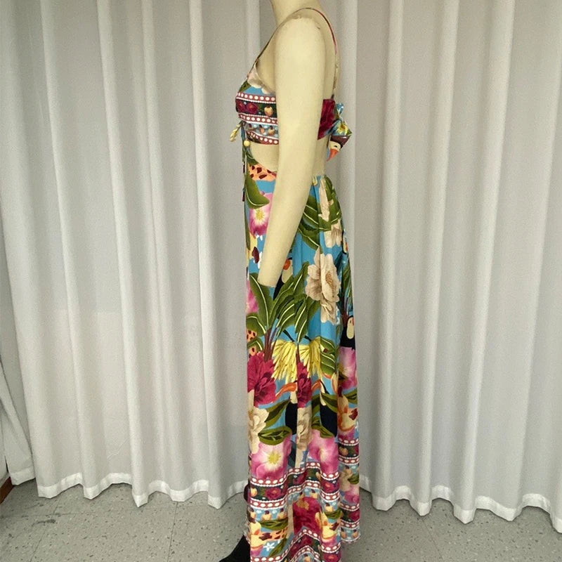 Vestido Longo com Renda – Glamour e Estilo para Dias de Verão