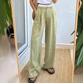 Conjunto Casual Urbano – Top Halter e Calça Larga com Bolsos