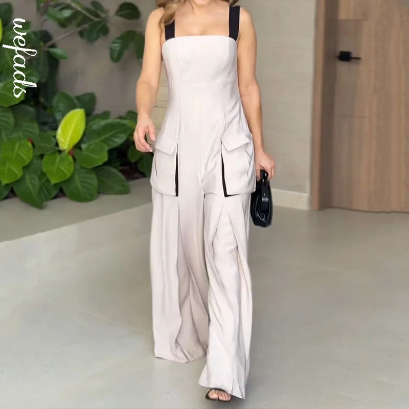 Macacão Halter com Costas Abertas – Sensualidade e Estilo Casual em um Só Look