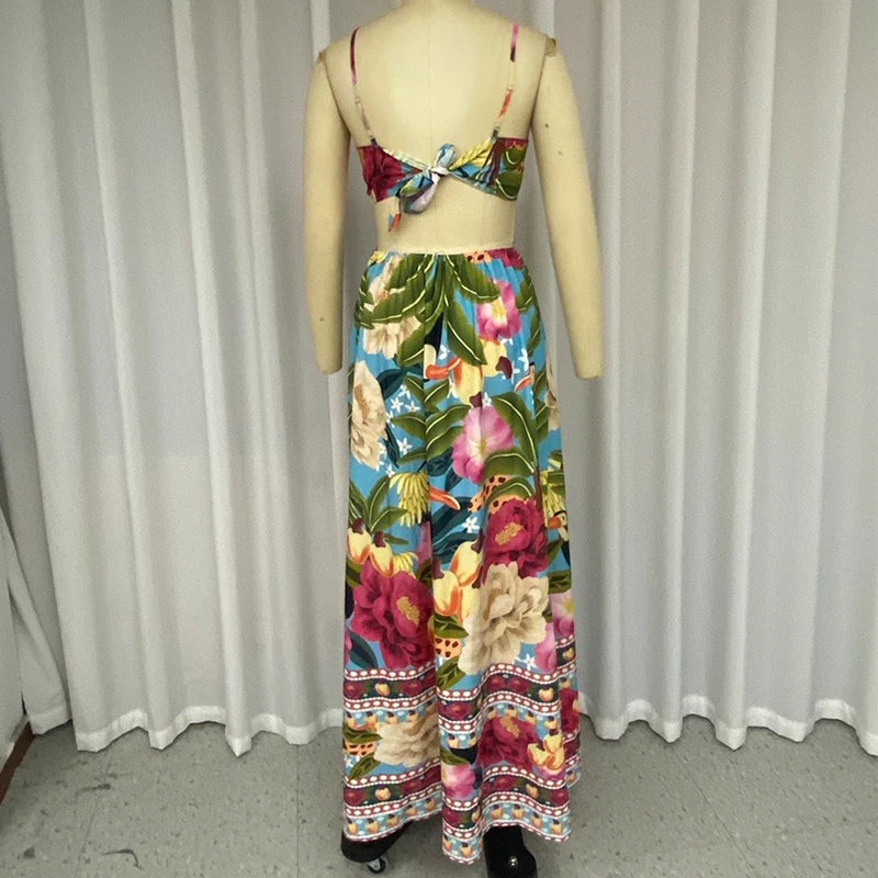 Vestido Longo com Renda – Glamour e Estilo para Dias de Verão