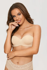 Diosa Glam™ Sutiã Push Up Sem Alças e Sem Costura