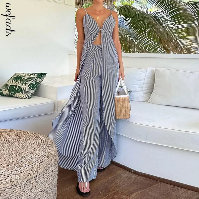Look Diário com Elegância – Regata e Calça Reta com Cinto