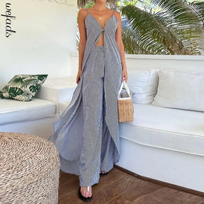 Look Diário com Elegância – Regata e Calça Reta com Cinto