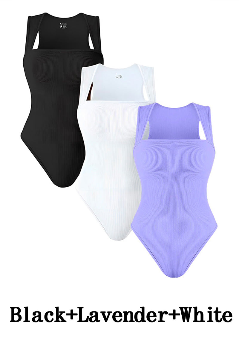 Body Sem Mangas com Controle Abdominal e Efeito Redutor