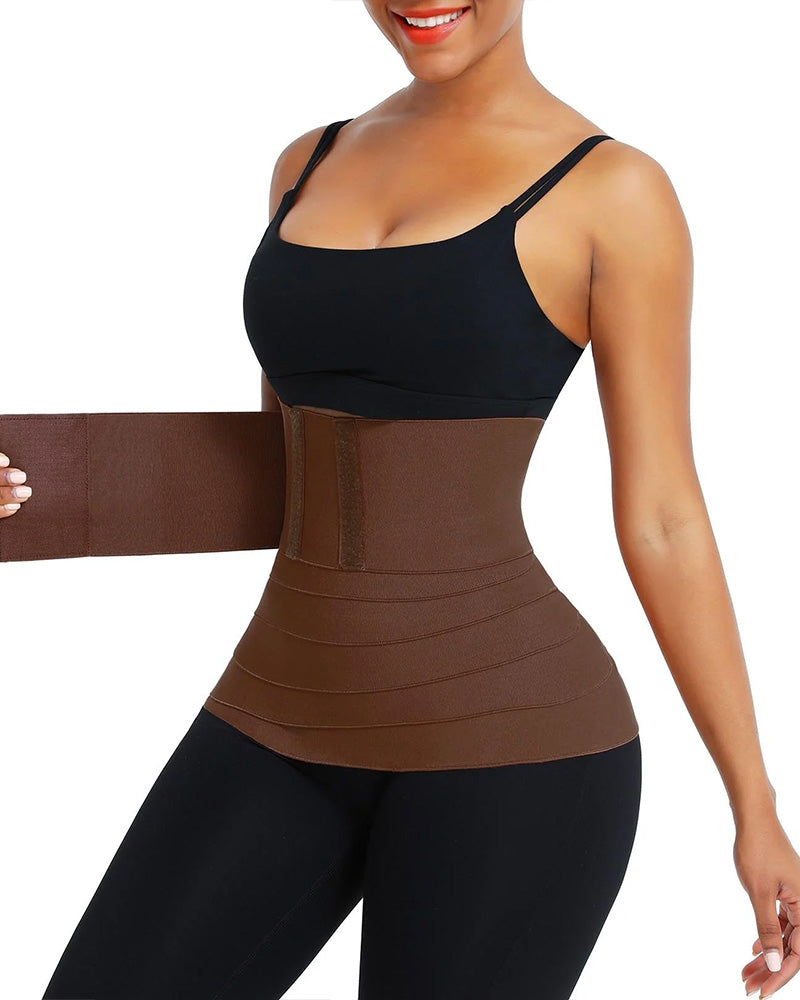 Cinta Sauna de Alta Compressão com Faixa Redutora e Corselet Integrado