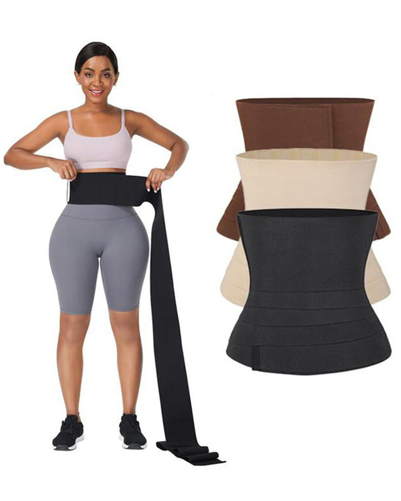Cinta Sauna de Alta Compressão com Faixa Redutora e Corselet Integrado