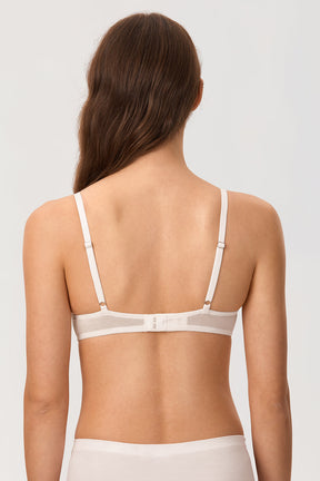 Diosa Glam™ Sutiã Push Up com Decote Profundo e Renda