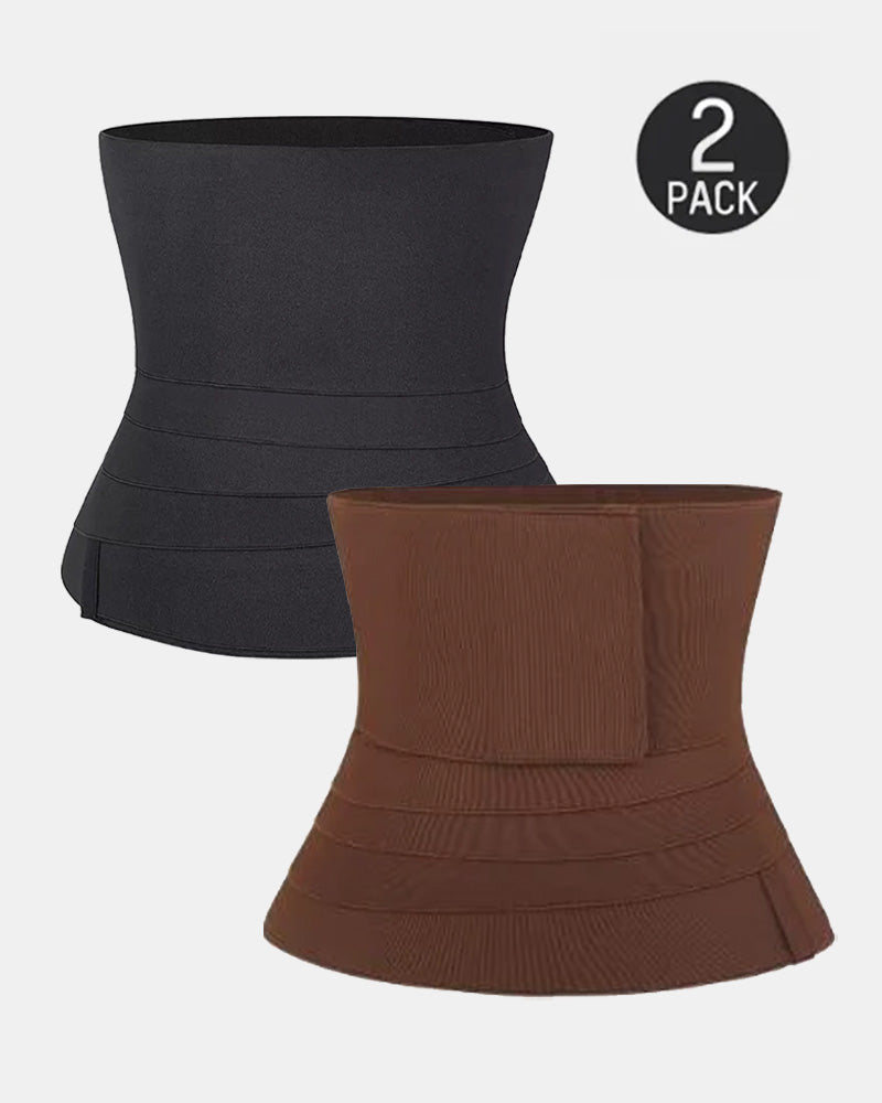 Cinta Sauna de Alta Compressão com Faixa Redutora e Corselet Integrado