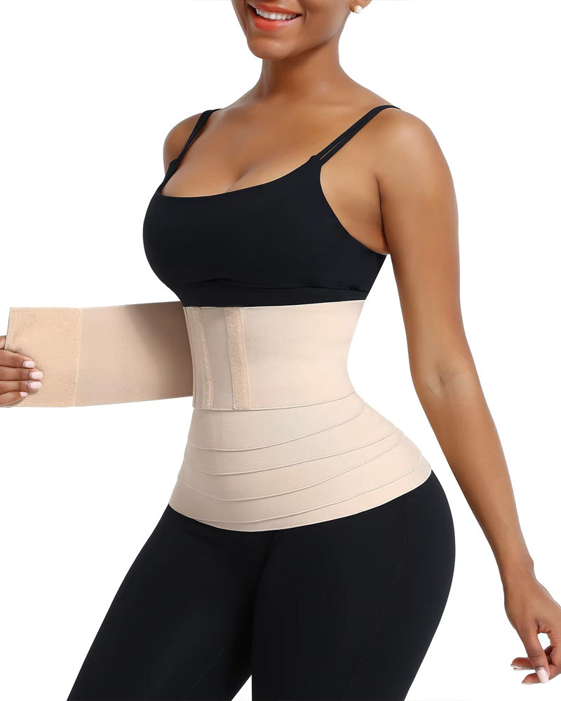 Cinta Sauna de Alta Compressão com Faixa Redutora e Corselet Integrado
