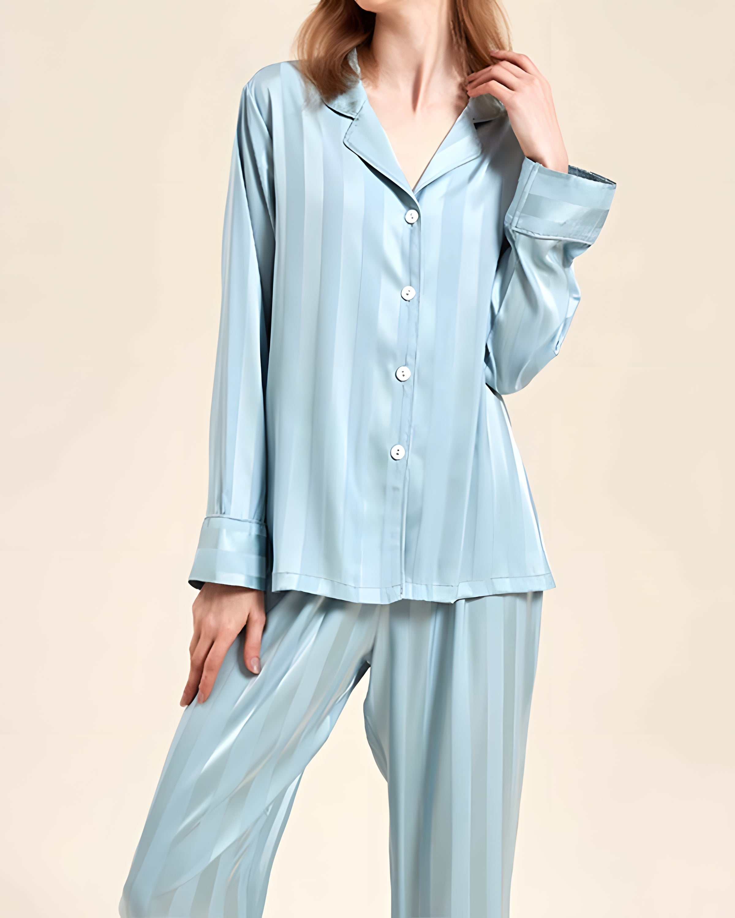 Listrado Deluxe - Conjunto Seda Jacquard Dupla