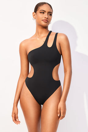 Sexy One shoulder One-Piece Swimsuit