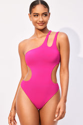 Sexy One shoulder One-Piece Swimsuit