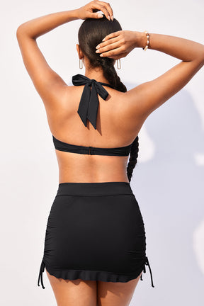 High Waisted Tummy Control Swim Skirt