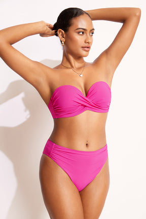 Full Coverage High Waisted Bikini Bottom