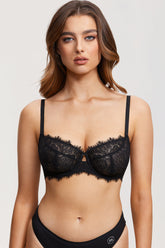 DIOSA GLAM™ Sutiã de Renda com Cobertura Total