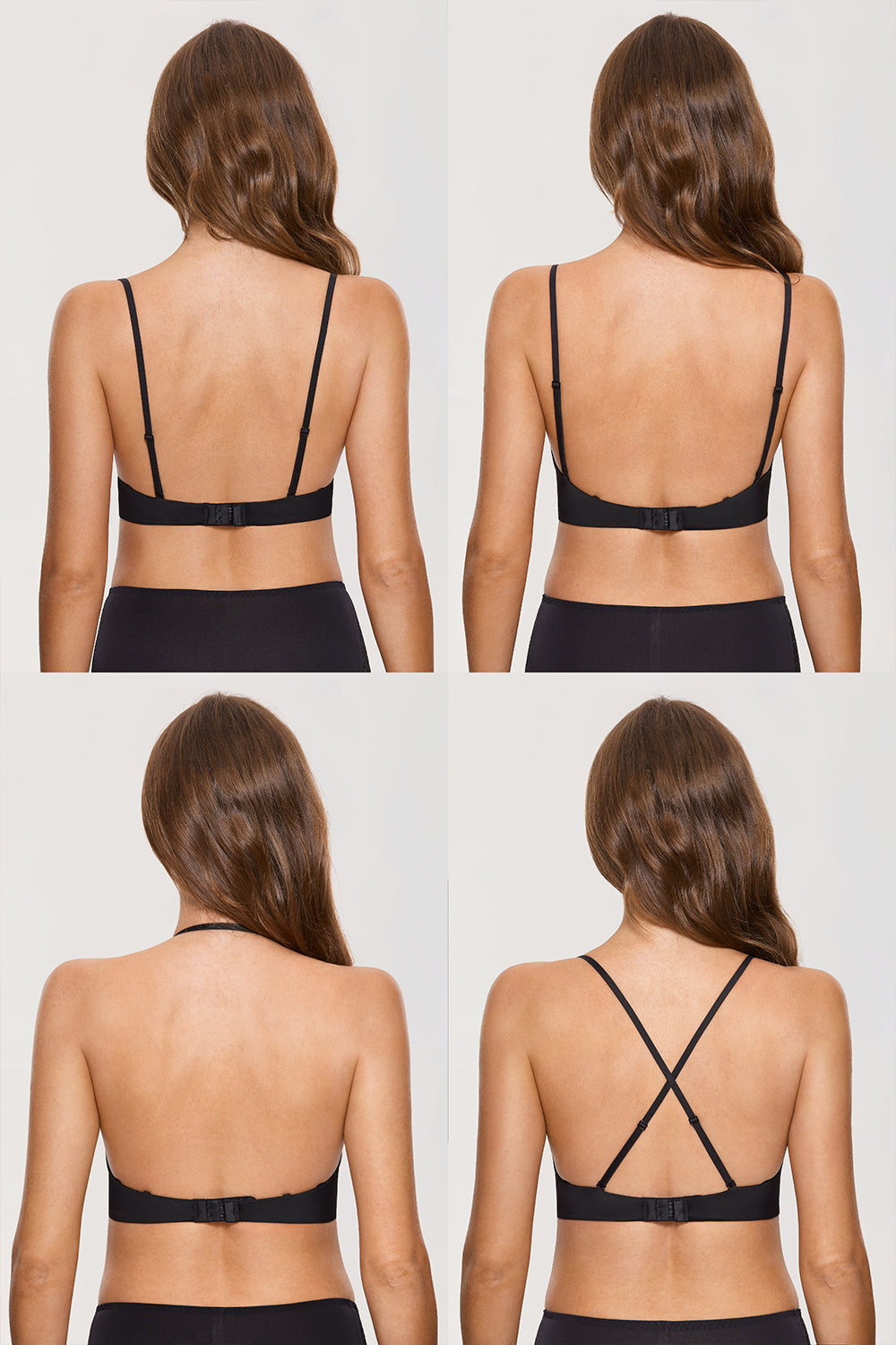 Diosa Glam™ Sutiã para Camiseta com Costas à Mostra